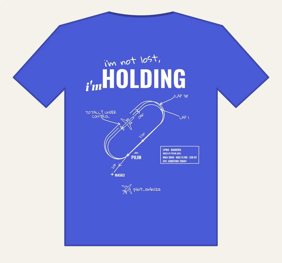 I'M NOT LOST, I'M HOLDING — pilot_arbuza T-shirt